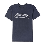 Martin Retro T-shirt in vintage washed navy 18CM0261