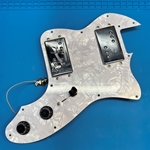Used 90's Fender Wide Range Telecater Thinline Humbucker Pickups, Pickguard & Electronics ISS31430