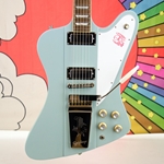 Used 2023 Epiphone '63 Firebird & Hardcase, Frost Blue ISS31432