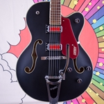 2021 Gretsch G5410T Electromatic - Rat Rod Hollowbody Single Cutaway - Matte Black ISS31518