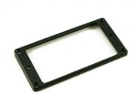 Wd Humbucking Mount Ring Low Black - non arched HMRBL