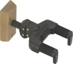 HERCULES Hercules Wall Mounted hook w/ wood back GSP38WB