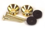 Peavey Gold Strap Buttons pack of (2) 6926