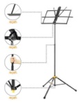 HERCULES Hercules BS100B Wire Music Stand