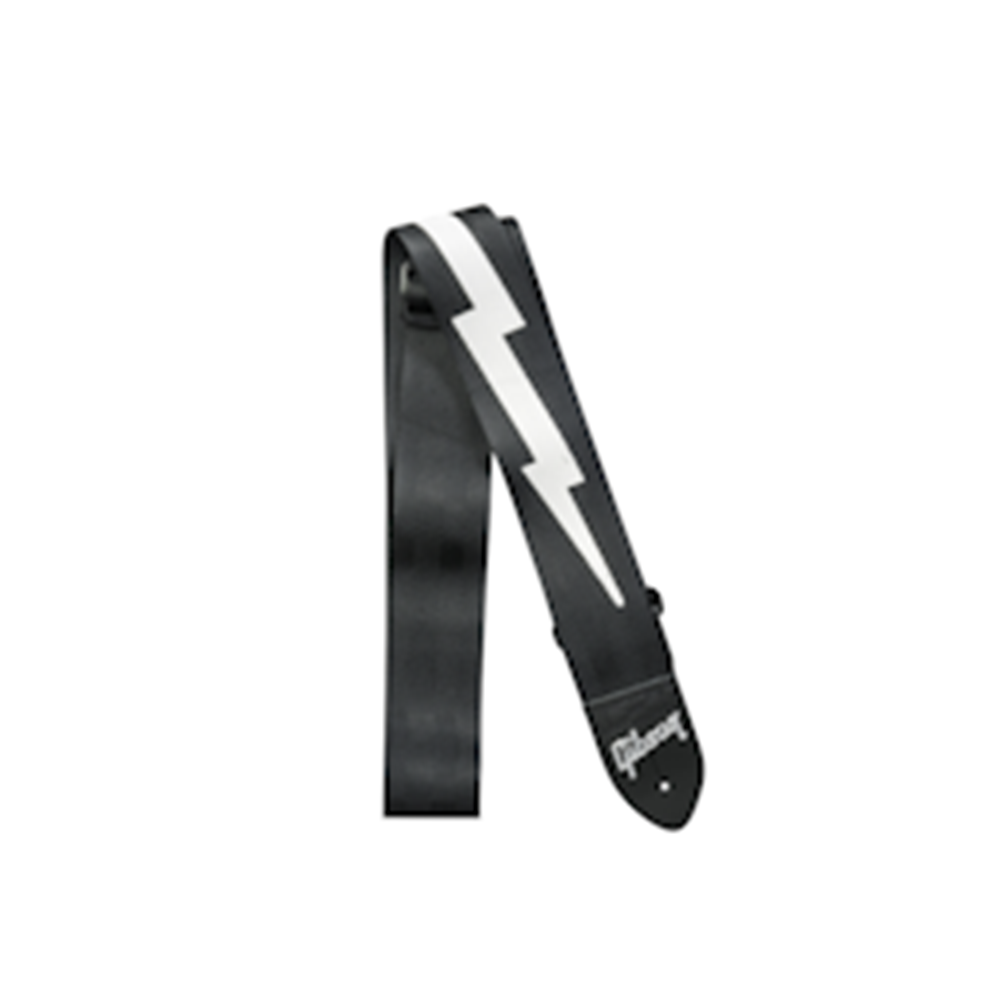Gibson lightning bolt guitar strap new arrivals