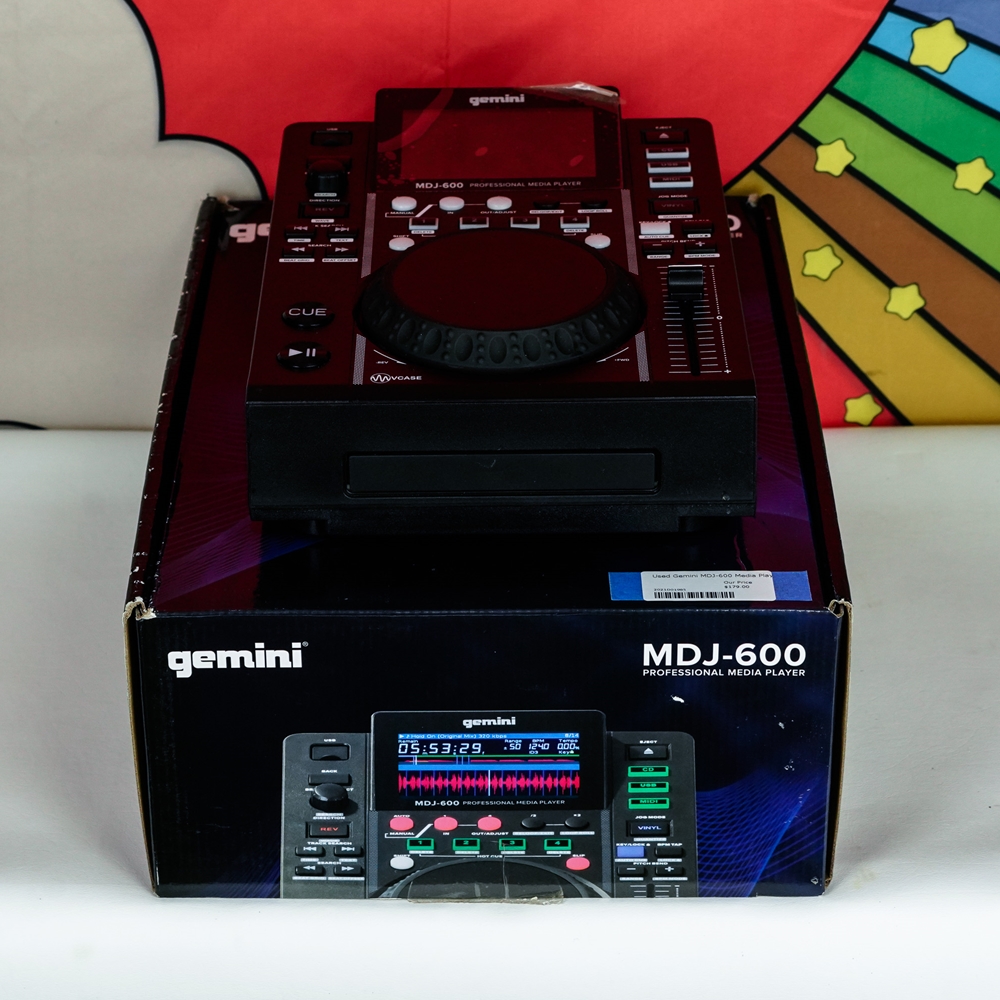 Used Gemini MDJ-600 DJ Media Player UMDJ-600 UMDJ-600