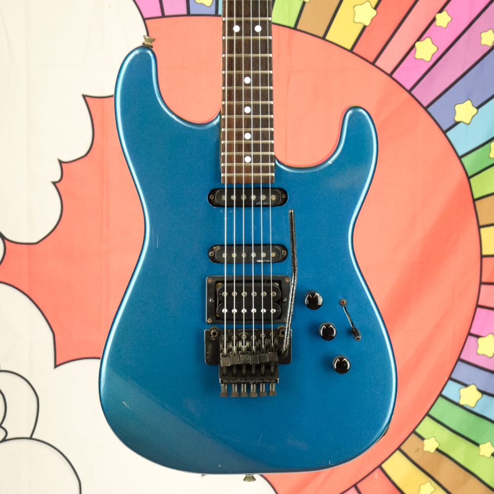 Uncle Ike's Music & Sound - Vintage 80's Charvel Model 3, Blue