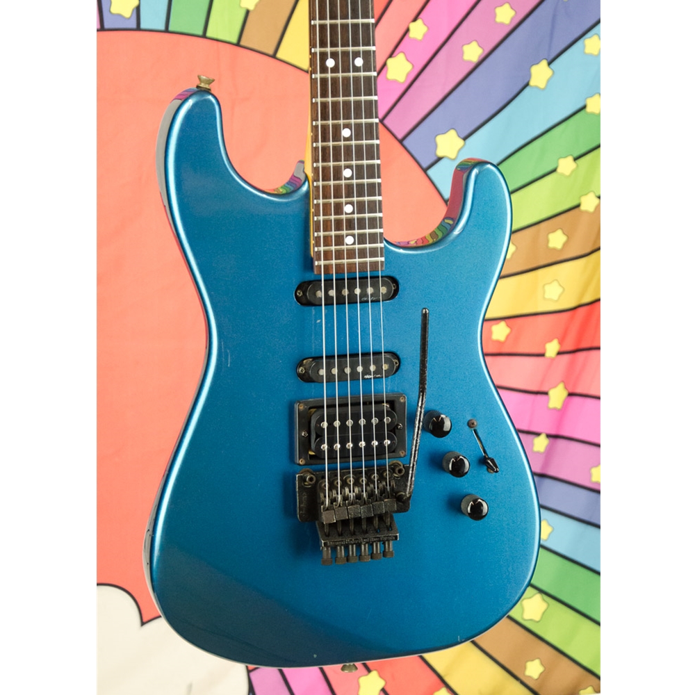 Uncle Ike's Music & Sound - Vintage 80's Charvel Model 3, Blue