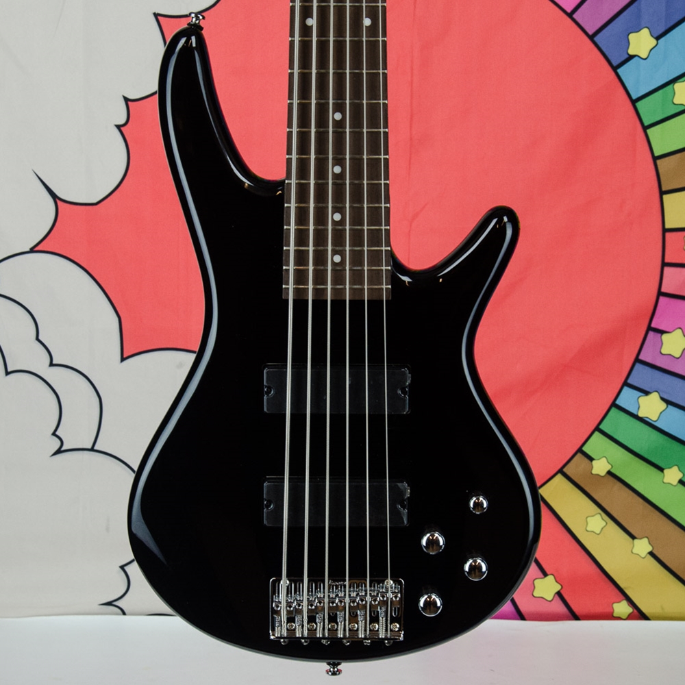 Ibanez GSR206 6 String Bass Guitar Black GSR206BK No 6