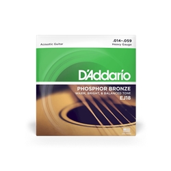 D'addario D'Add. Phop. Brz. Hvy. .014-.059 EJ18