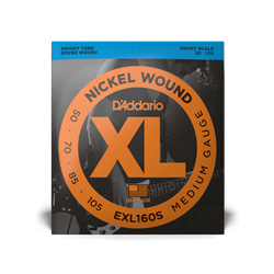 D'addario SET BASS XL 50-105 SHORT SCALE EXL160S