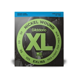 D'addario 2-PACK BASS XL 45-105 LONG EXL165TP