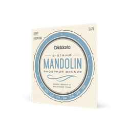 D'addario D'Addario J73 Mandolin Light Phos. Brz. EJ73