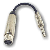 Hosa Transformer  XLR Female To 1/4" low to high MIT176