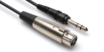 Hosa 1/4" to Female XLR Balanced 10' Cable STX110F