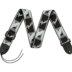 Fender 2" Monogrammed Strap, Black/Light Grey/Dark Grey 0990681543