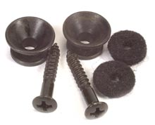 Peavey Guitar Strap Button, Black  (2) 6925