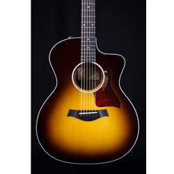 Taylor 214CE-SB DLX Sunburst Acoustic Electric, Hard Case 214CE-SBDLX