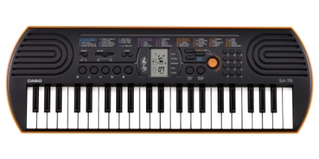 Casio 44 Key Mini Keyboard SA76