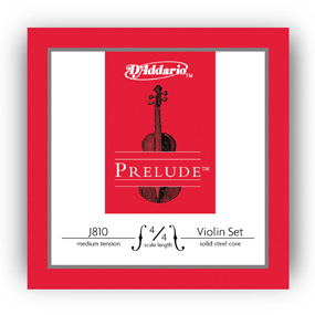 D'addario D'Addario Prelude 4/4 Vioiln Strings Med. Tension J8104/4M