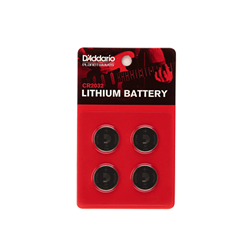 D'addario 4 Pack CR2032 Lithium Batteries PW-CR2032-04