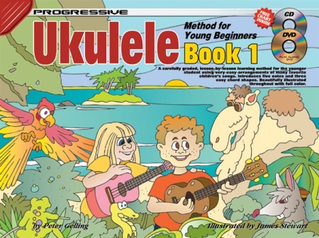 Progressive Ukulele Method for young beginners - Book 1