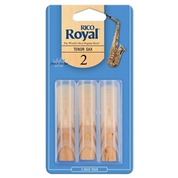 Rico Royal Tenor Sax Reeds  - 3 Packs (Various Sizes) RKB0320