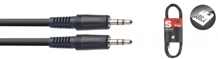 Stagg Mini Stereo to Mini Stereo Audio Cable - 3' SAC1MPS