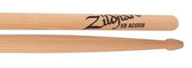 Zildjian 5B Wood Acorn Tip Drumsticks 5BCW