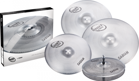 Sabian Quiet Tone Practice Set with 14" hats, 16" & 18" crash & 20" ride QTPC504