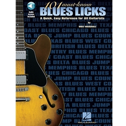 Hal Leonard 101 Must-know Blues Licks Bk/cd 00695318