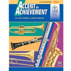 Alfred Accent on Achievement, Book 1 - Alto Saxophone 00-17087
