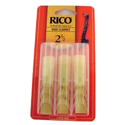 Rico Bass Clarinet Reeds 2 1/2 - 3 Pack REA0325