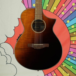 Ibanez AEWC32FM Acoustic Electric in Amber Sunburst AEWC32FMASF
