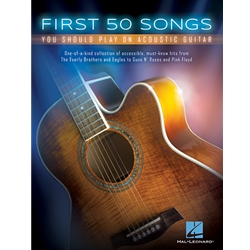 Hal Leonard First 50 Rock Songs You Should Play on Acoustic Guitar HL00131209