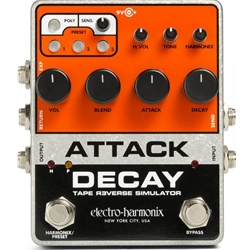 Electroharmonix Electro-Harmonix Attack Decay Tape Reverse Simulator Pedal ATTACKDELAY