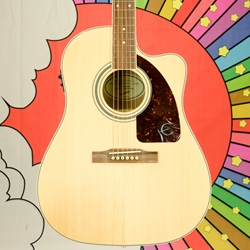 2022 Epiphone AJ-220CE Acoustic/Electric Guitar, Natural Finish EE2SNANH1