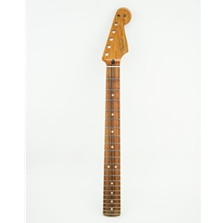 Fender Roasted Maple Stratocaster Neck, 22 Jumbo Frets, 12", Pao Ferro, Flat Oval Shape  0990403920