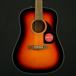 Fender CD-60 Dreadnought V3 Sunburst Acoustic Guitar, Hard Case 0970110232