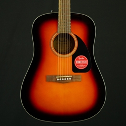 Fender CD-60 Dreadnought V3 Sunburst Acoustic Guitar, Hard Case 0970110232