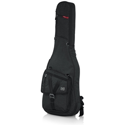 Gator Transit Series Electric Guitar Gig Bag with Charcoal Black Exterior GT-ELECTRIC-BLACK