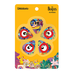 D'addario D'Addario Yellow Submarine 50th Anniversary Medium Gauge Guitar Picks 1CWH4-10B7