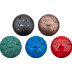 Amahi 6"" Steel Tongue Drum - Available in a variety of colors - Includes carry bag. KLG6