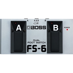 Boss BOSS’s FS-6 combines latch- and momentary-type switching into one unit. FS6