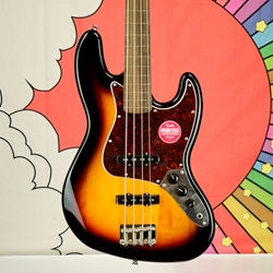 Squier Classic Vibe '60s Jazz Bass Fretless, Laurel Fingerboard, 3-Color Sunburst 0374531500