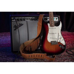Fender Suede Fringe Strap - Honey 0990644000