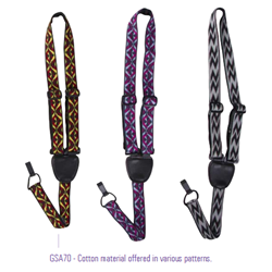 On-stage Ukulele Straps - Assorted colors & patterns GSA70