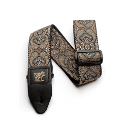 Ernie Ball - Gold & Black Paisley Jacquard Strap P04163