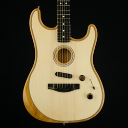 2020 Fender American Acoustasonic Strat, Ebony Fingerboard, Natural, CLOSEOUT ACOUSTASONIC2