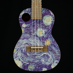 Amahi UKC-3DA4 Masterpiece Series, Starry Night, Concert w/ Bag